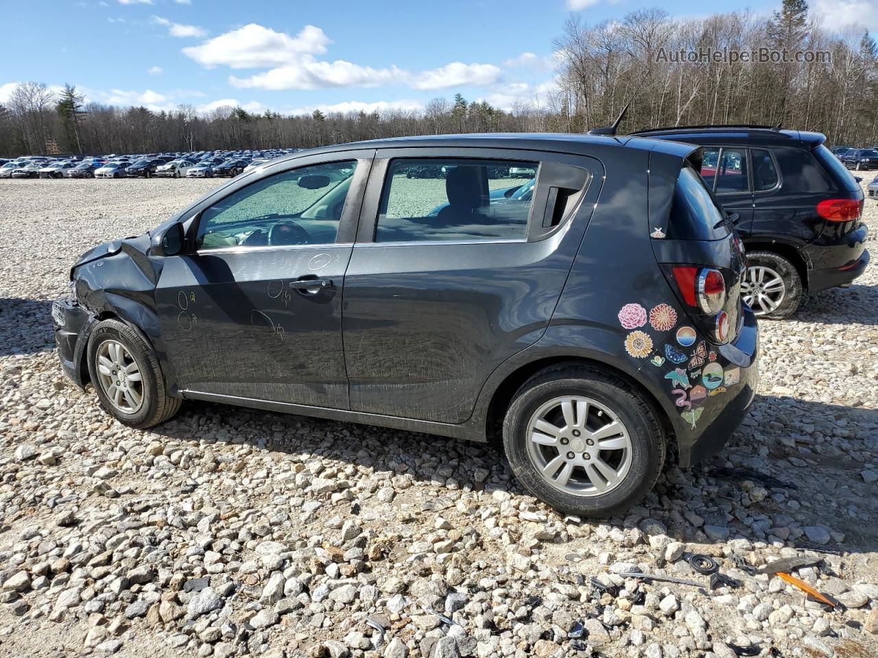 2014 Chevrolet Sonic Lt Gray vin: 1G1JC6SH9E4224944