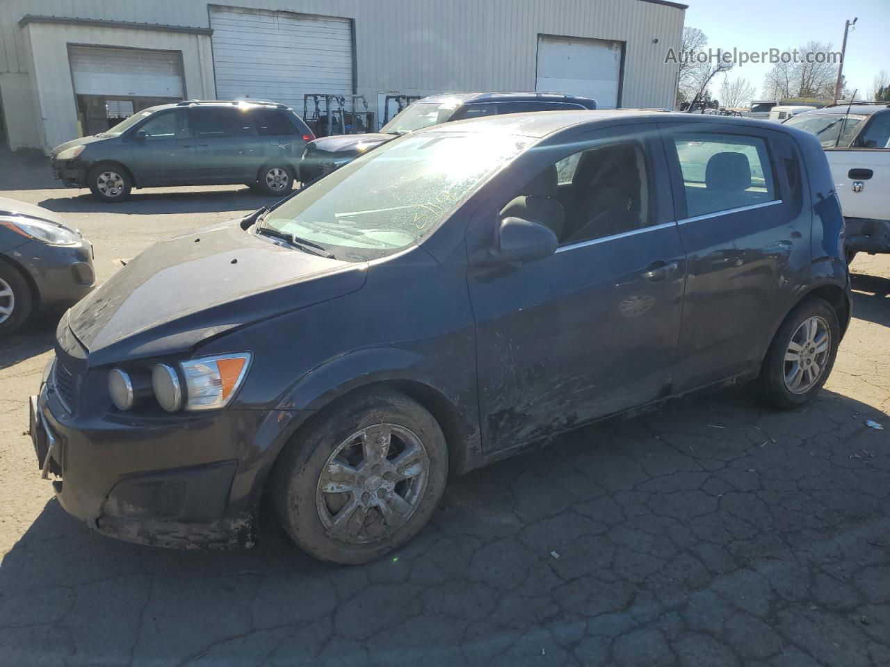 2014 Chevrolet Sonic Lt Black vin: 1G1JC6SHXE4211538