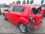 2014 Chevrolet Sonic Lt Auto Red vin: 1G1JC6SHXE4233829