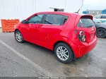 2014 Chevrolet Sonic Lt Auto Red vin: 1G1JC6SHXE4236665