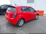 2014 Chevrolet Sonic Lt Auto Red vin: 1G1JC6SHXE4236665