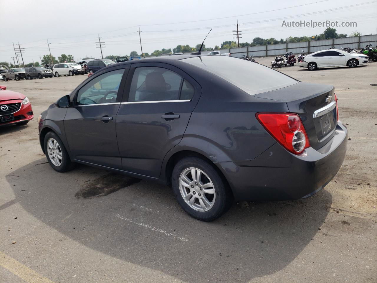 2013 Chevrolet Sonic Lt Gray vin: 1G1JD5SB0D4117816