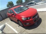 2013 Chevrolet Sonic Lt Red vin: 1G1JD5SG0D4153162