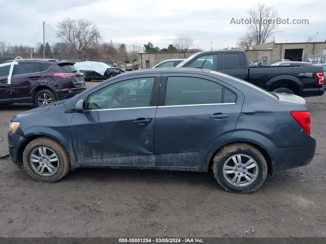 2013 Chevrolet Sonic Lt Manual Gray vin: 1G1JD5SG4D4206137