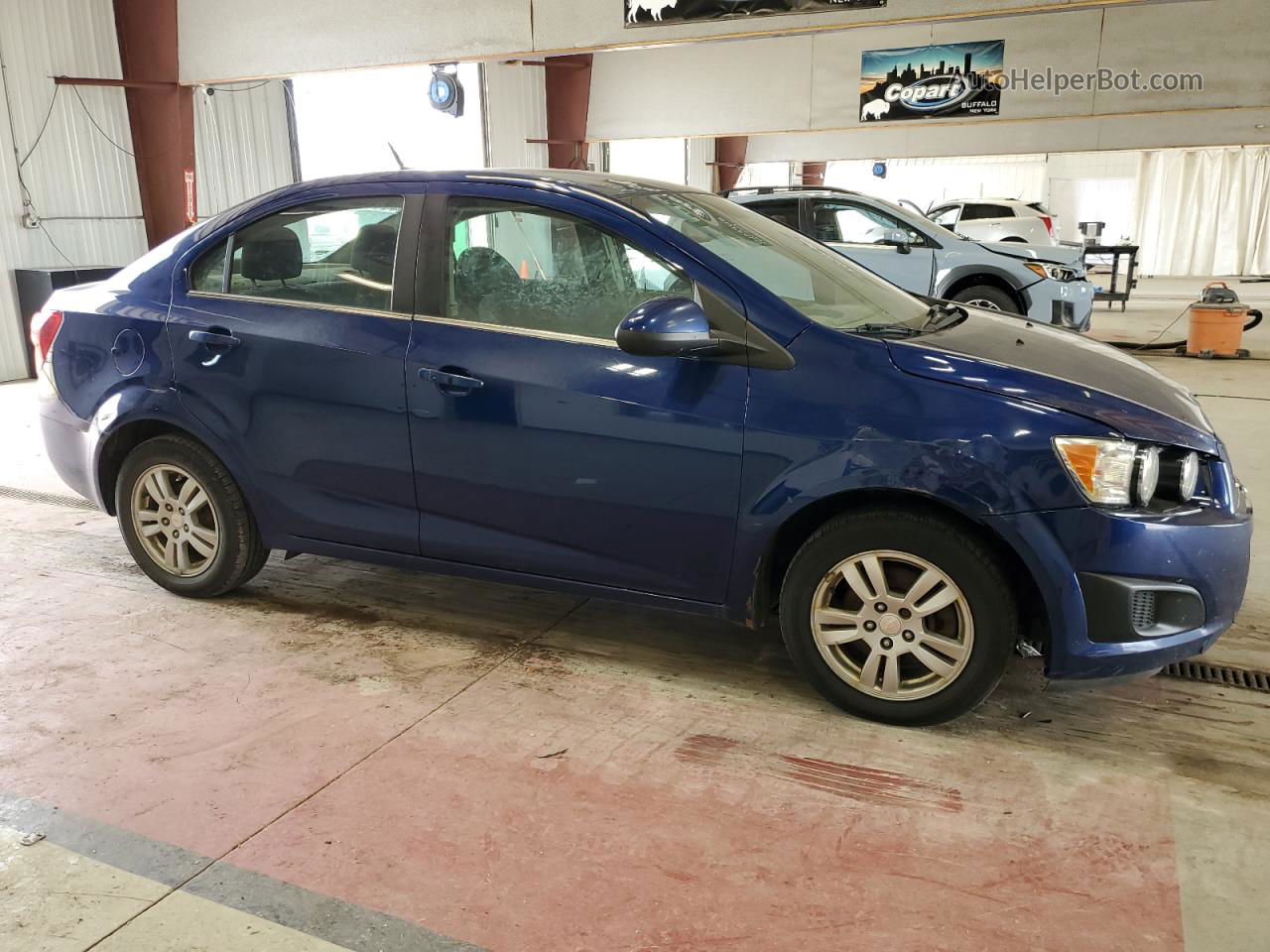 2013 Chevrolet Sonic Lt Blue vin: 1G1JD5SG8D4237696