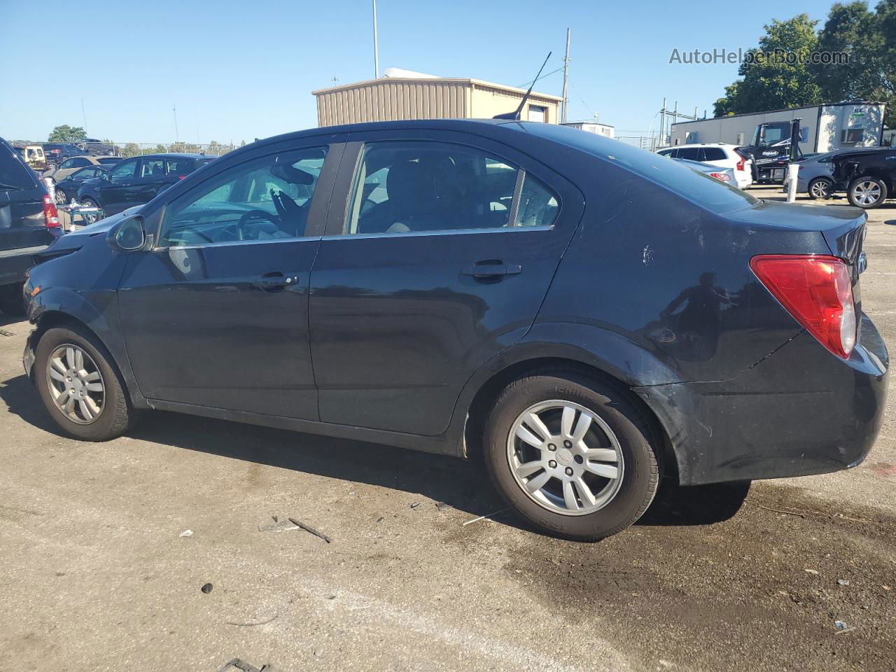 2013 Chevrolet Sonic Lt Black vin: 1G1JD5SGXD4115101