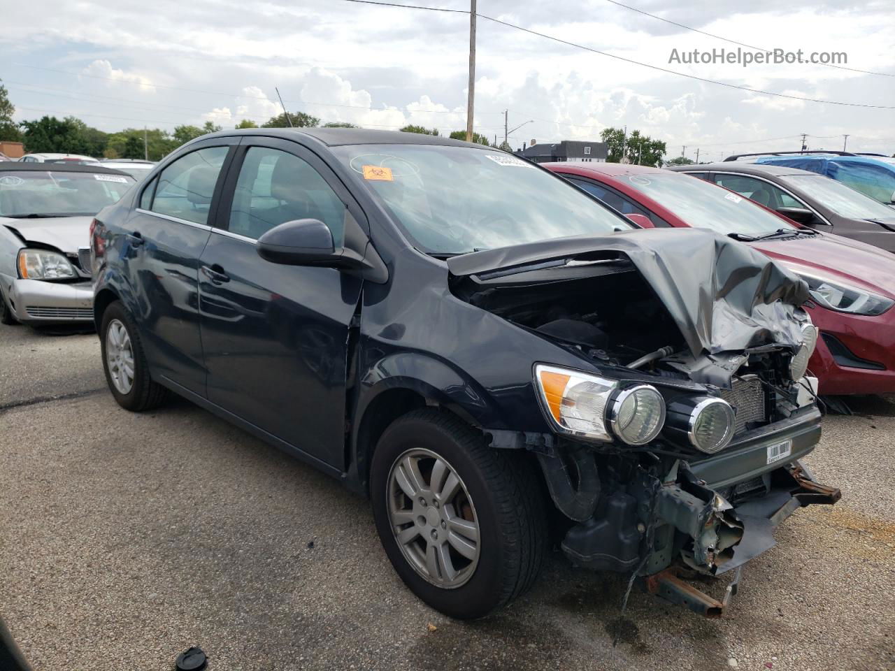 2013 Chevrolet Sonic Lt Black vin: 1G1JD5SGXD4115101