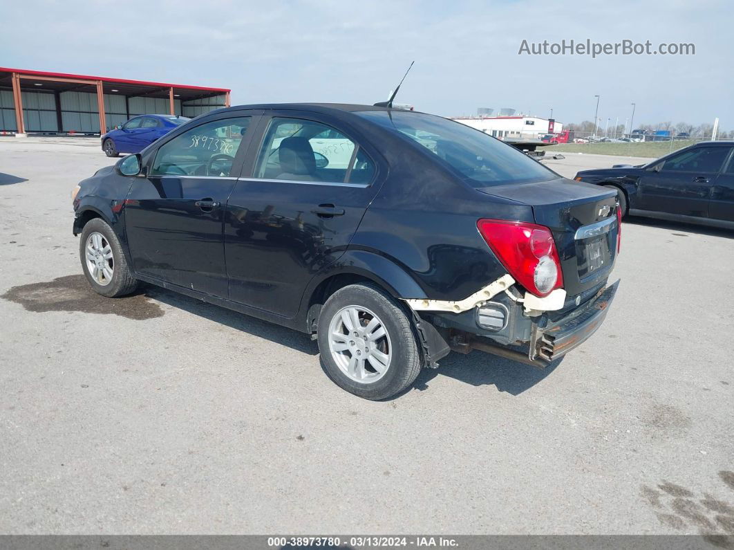 2013 Chevrolet Sonic Lt Manual Black vin: 1G1JD5SH5D4233694