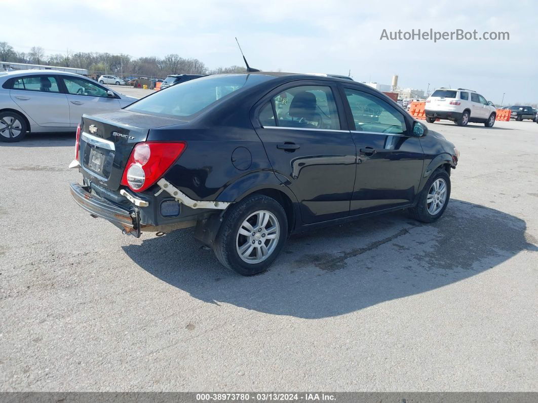 2013 Chevrolet Sonic Lt Manual Black vin: 1G1JD5SH5D4233694