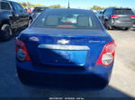 2013 Chevrolet Sonic Lt Manual Blue vin: 1G1JD5SH7D4243336