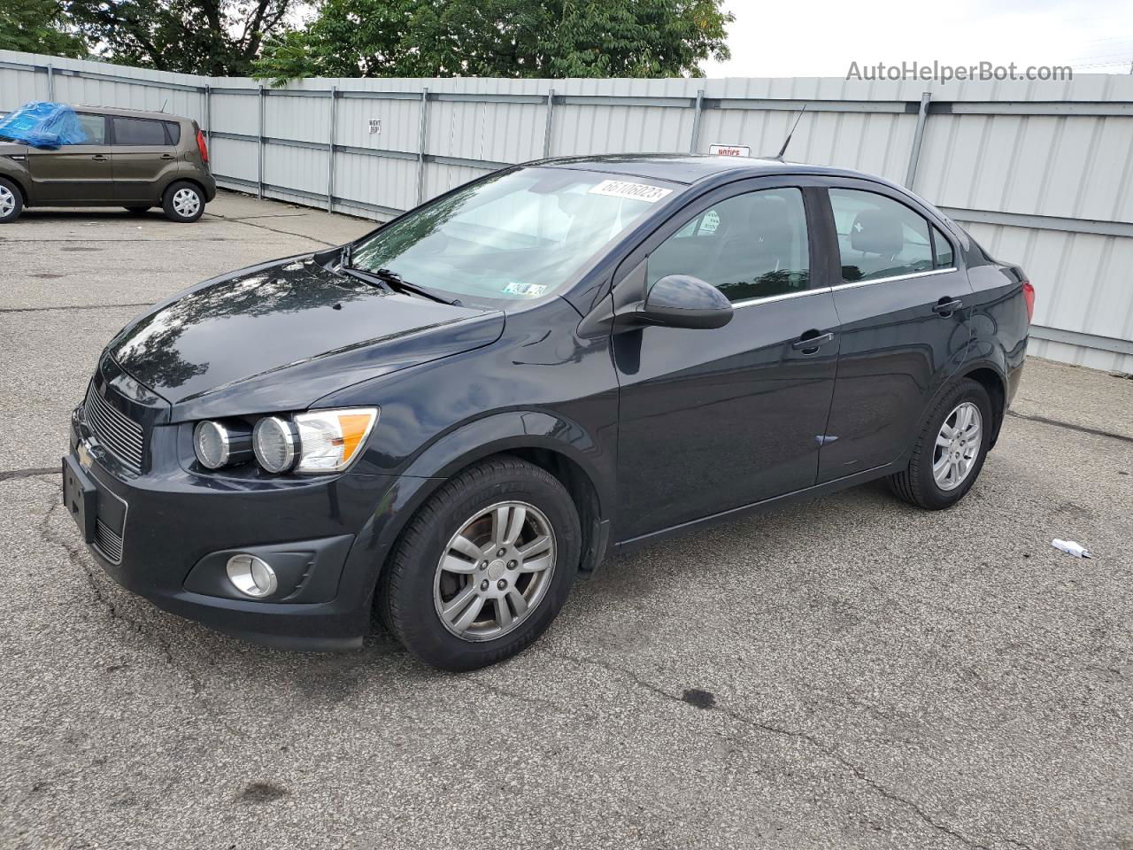 2013 Chevrolet Sonic Lt Black vin: 1G1JD5SH9D4109590