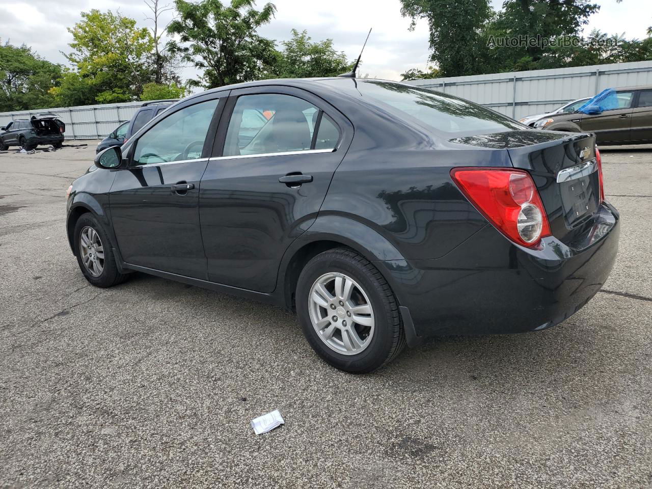 2013 Chevrolet Sonic Lt Black vin: 1G1JD5SH9D4109590