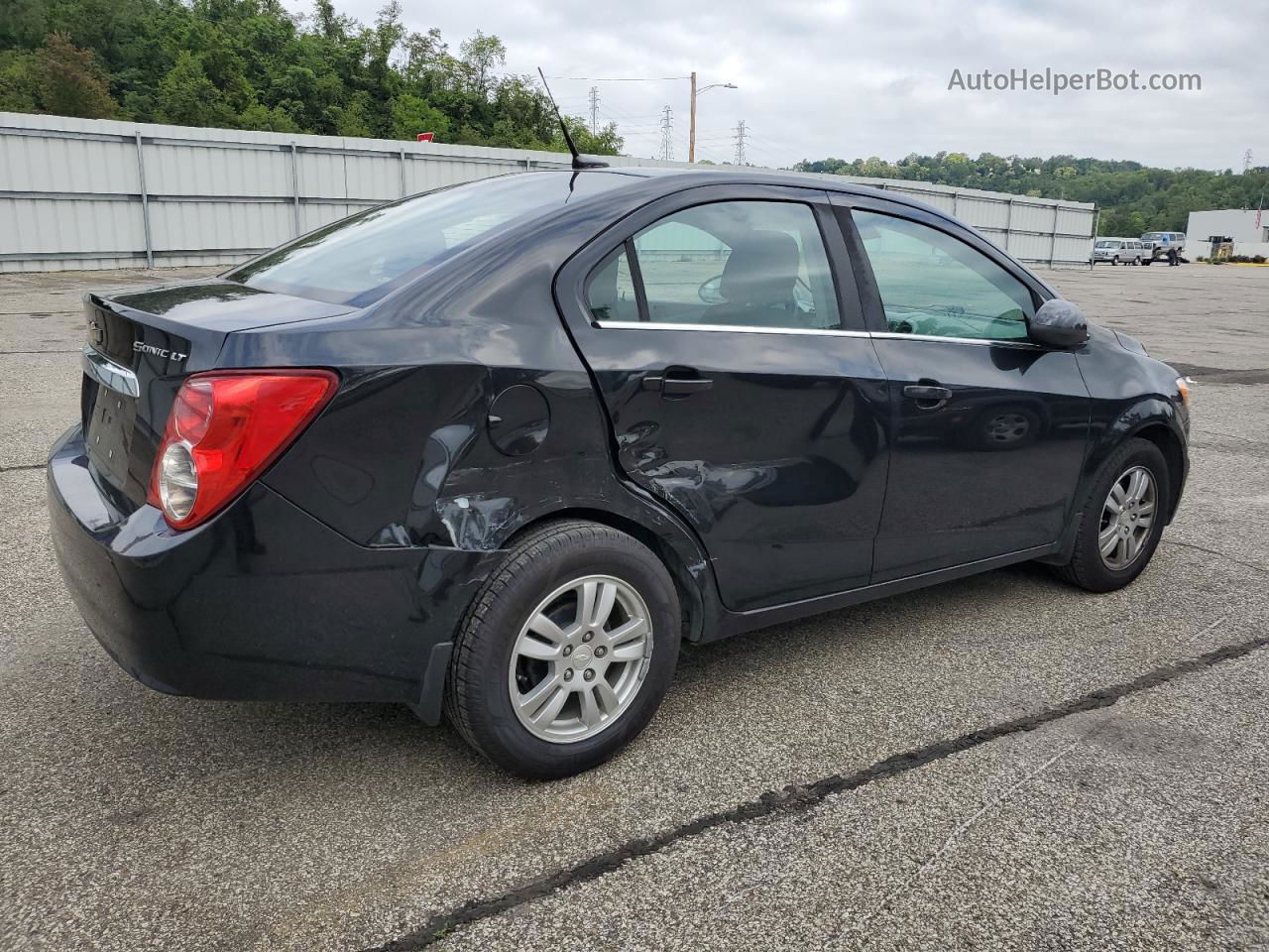 2013 Chevrolet Sonic Lt Черный vin: 1G1JD5SH9D4109590