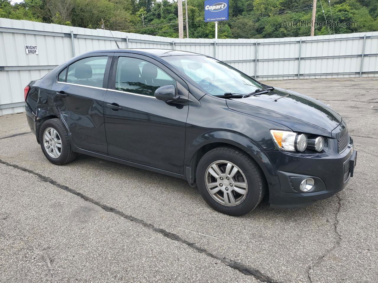 2013 Chevrolet Sonic Lt Черный vin: 1G1JD5SH9D4109590