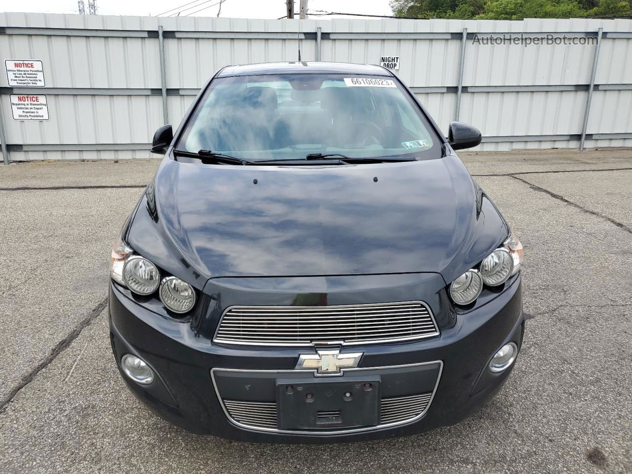 2013 Chevrolet Sonic Lt Черный vin: 1G1JD5SH9D4109590