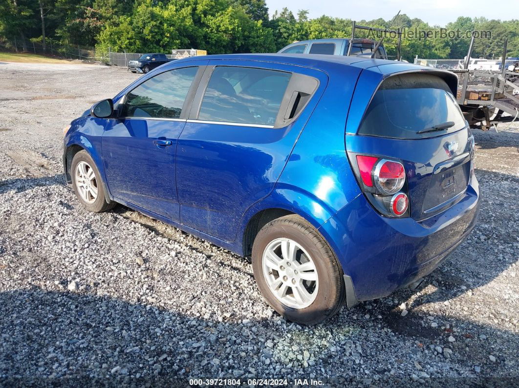 2013 Chevrolet Sonic Lt Manual Blue vin: 1G1JD6SB0D4129938