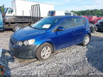 2013 Chevrolet Sonic Lt Manual Blue vin: 1G1JD6SB0D4129938