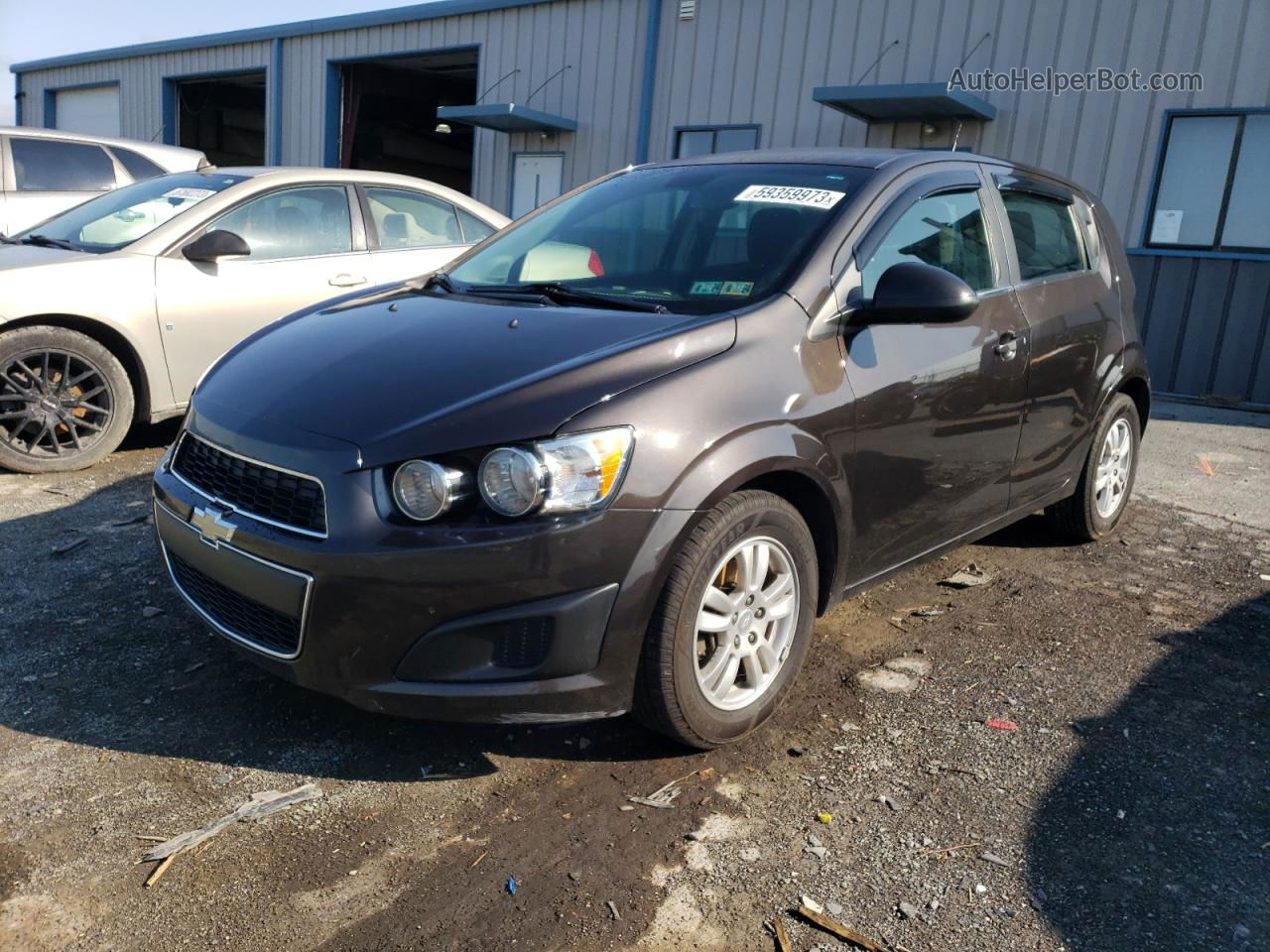 2013 Chevrolet Sonic Lt Коричневый vin: 1G1JD6SB2D4203649