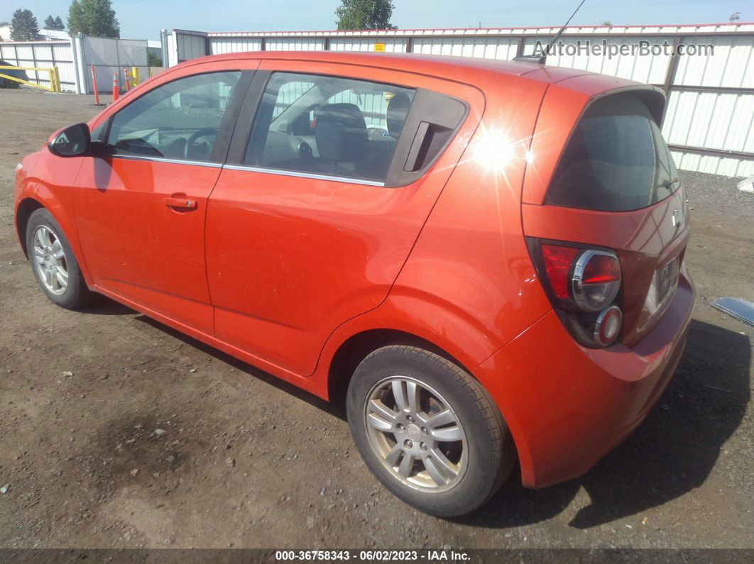 2013 Chevrolet Sonic Lt Оранжевый vin: 1G1JD6SB3D4162058