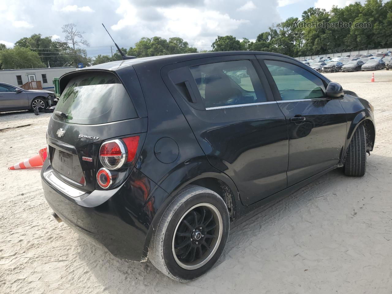 2013 Chevrolet Sonic Lt Black vin: 1G1JD6SB5D4108261