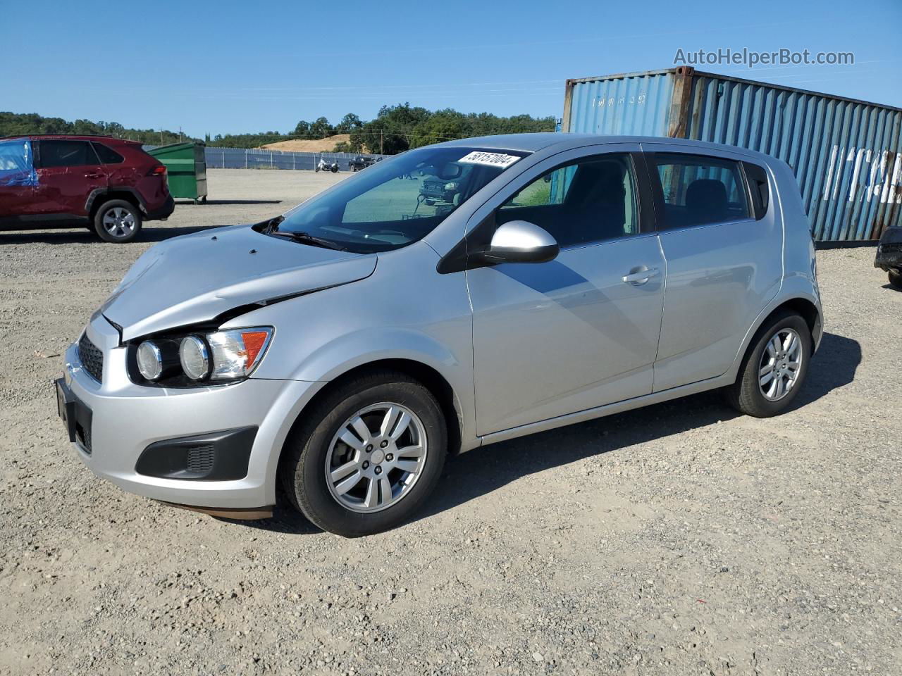 2014 Chevrolet Sonic Lt Silver vin: 1G1JD6SG0E4143254