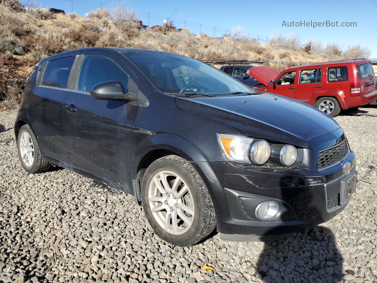 2013 Chevrolet Sonic Lt Черный vin: 1G1JD6SG2D4113896