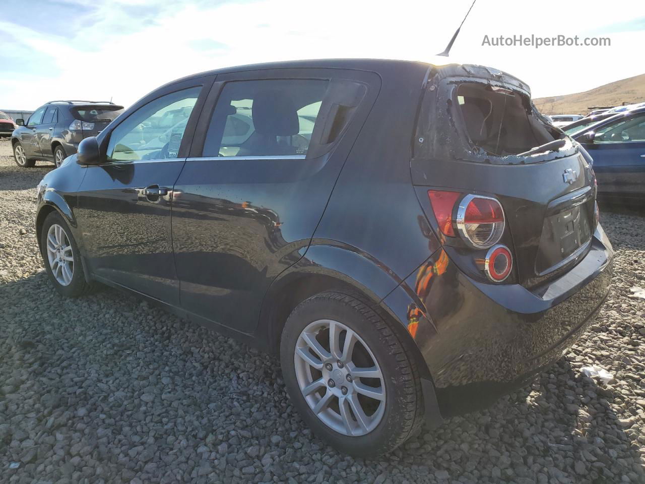 2013 Chevrolet Sonic Lt Черный vin: 1G1JD6SG2D4113896