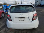 2013 Chevrolet Sonic Lt White vin: 1G1JD6SG4D4207097