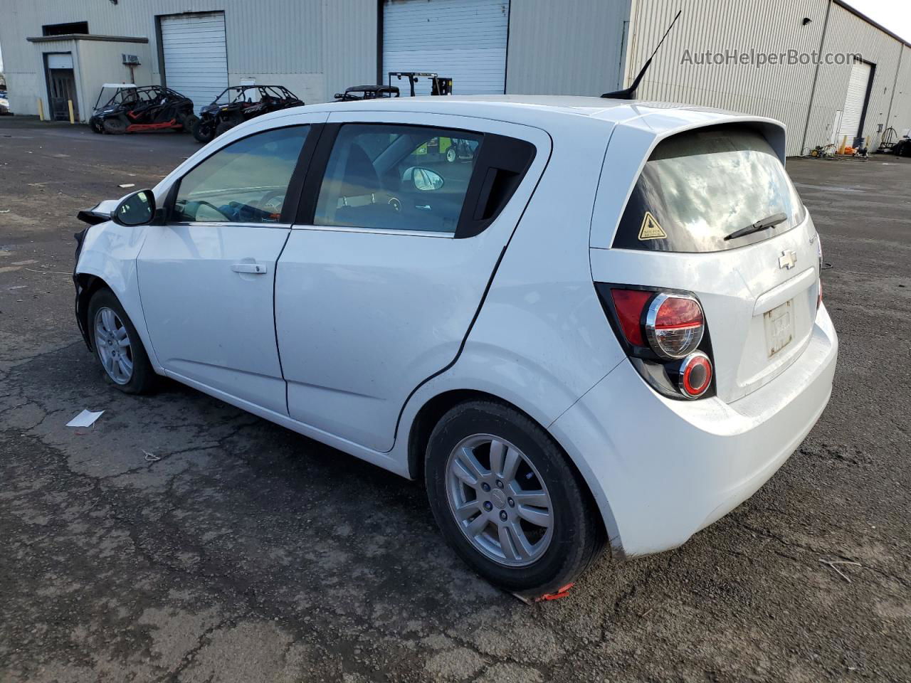 2013 Chevrolet Sonic Lt White vin: 1G1JD6SG4D4207097