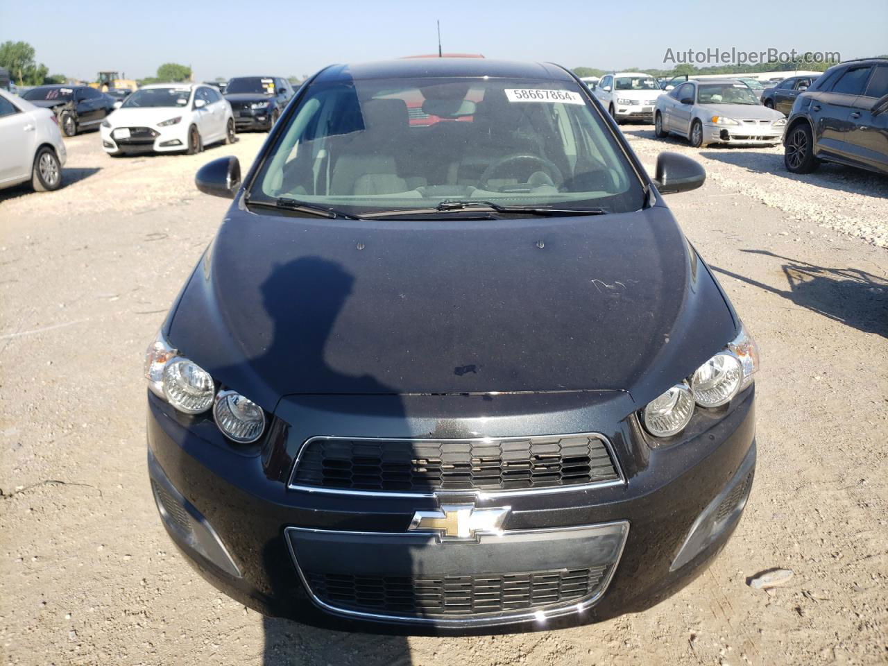 2013 Chevrolet Sonic Lt Black vin: 1G1JD6SH7D4219012