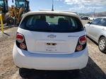 2013 Chevrolet Sonic Lt White vin: 1G1JD6SHXD4205816