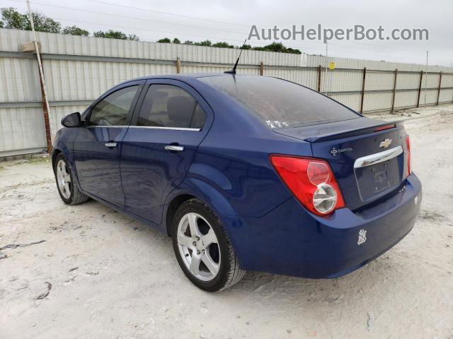 2014 Chevrolet Sonic Ltz Blue vin: 1G1JE5SB3E4164661