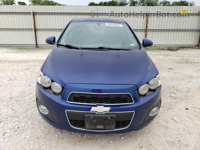 2014 Chevrolet Sonic Ltz Blue vin: 1G1JE5SB3E4164661