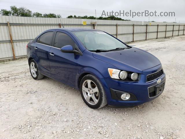 2014 Chevrolet Sonic Ltz Blue vin: 1G1JE5SB3E4164661