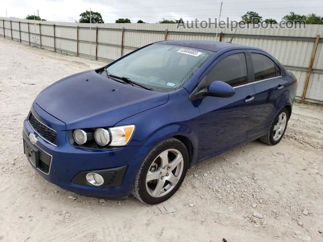 2014 Chevrolet Sonic Ltz Blue vin: 1G1JE5SB3E4164661