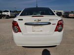 2013 Chevrolet Sonic Ltz White vin: 1G1JE5SB4D4113622