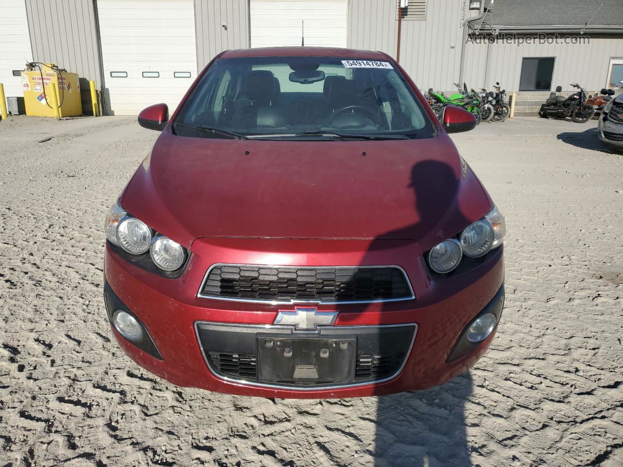 2013 Chevrolet Sonic Ltz Red vin: 1G1JE5SB4D4236904