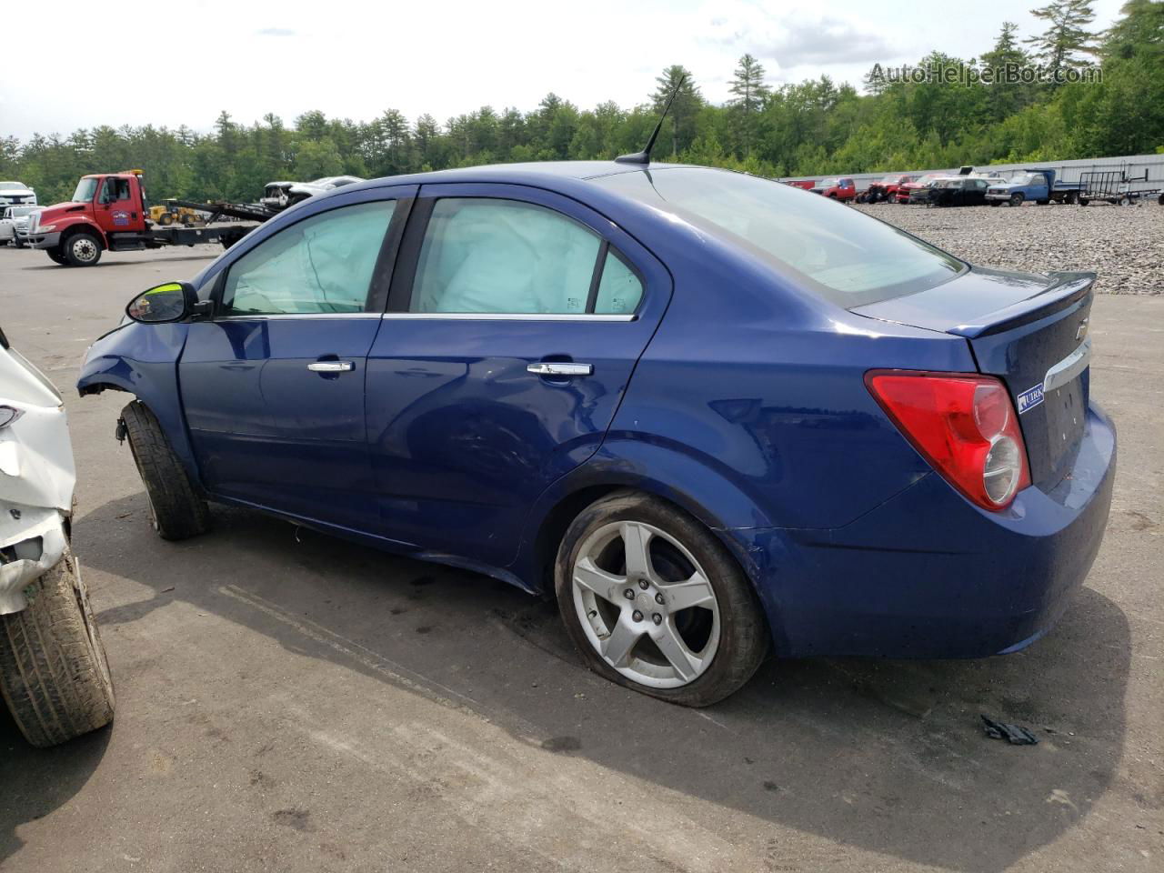 2013 Chevrolet Sonic Ltz Blue vin: 1G1JE5SG1D4143804