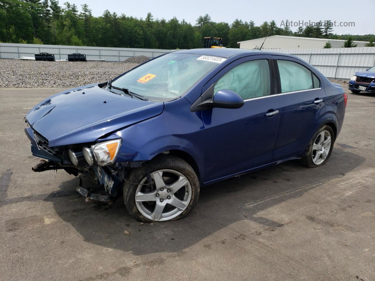 2013 Chevrolet Sonic Ltz Blue vin: 1G1JE5SG1D4143804