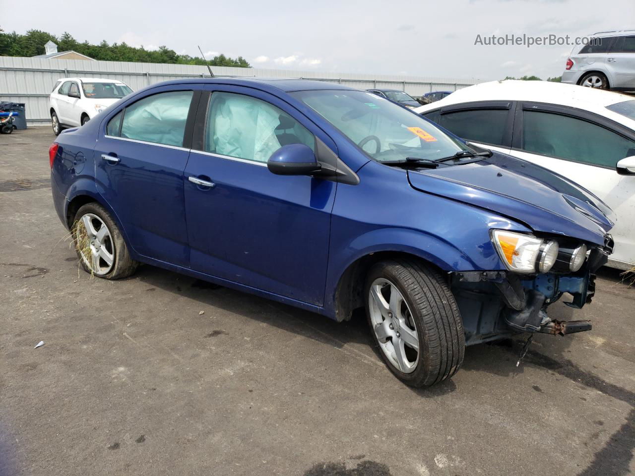 2013 Chevrolet Sonic Ltz Blue vin: 1G1JE5SG1D4143804