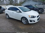 2013 Chevrolet Sonic Ltz Auto White vin: 1G1JE5SG2D4162667