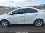 2013 Chevrolet Sonic Ltz Auto White vin: 1G1JE5SG2D4162667