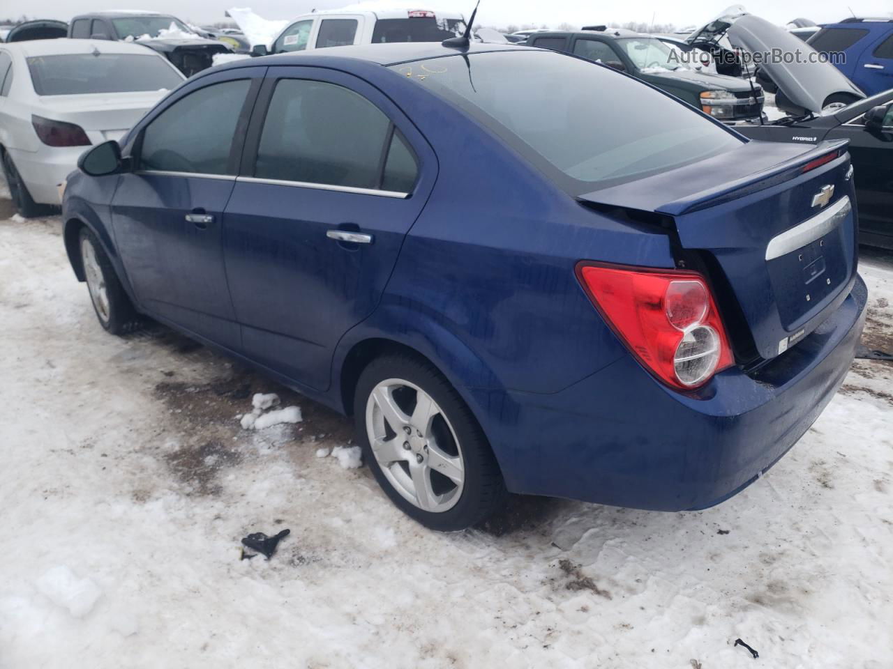 2013 Chevrolet Sonic Ltz Blue vin: 1G1JE5SH1D4178898