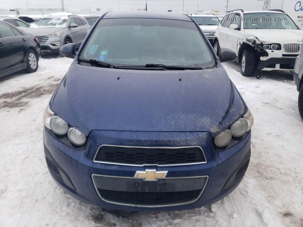 2013 Chevrolet Sonic Ltz Blue vin: 1G1JE5SH1D4178898