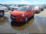 2013 Chevrolet Sonic Ltz Auto Red vin: 1G1JE5SH4D4170293