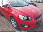 2013 Chevrolet Sonic Ltz Auto Red vin: 1G1JE5SH4D4170293