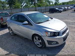 2013 Chevrolet Sonic Ltz Auto Silver vin: 1G1JE5SH4D4204989