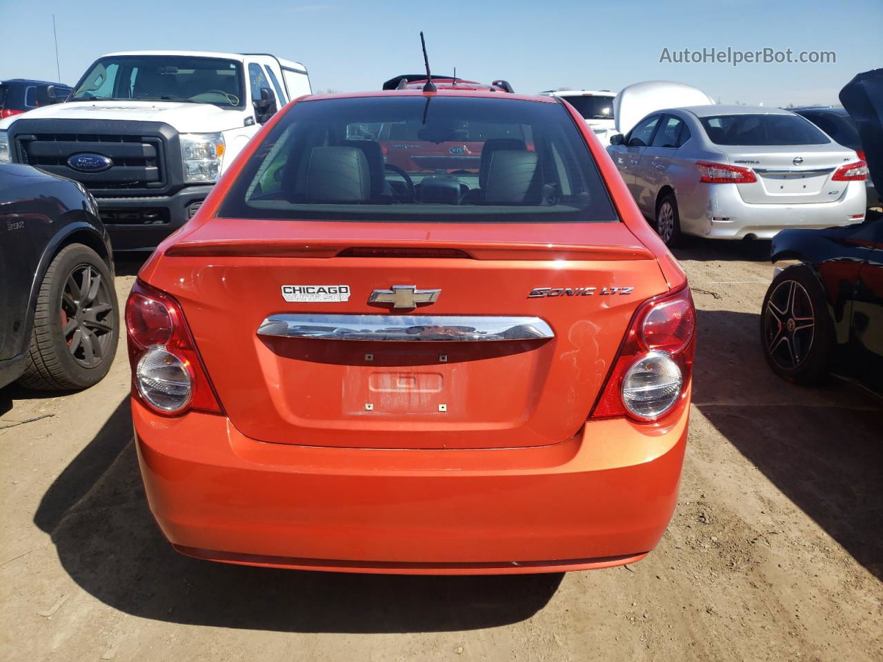 2013 Chevrolet Sonic Ltz Red vin: 1G1JE5SH5D4167161