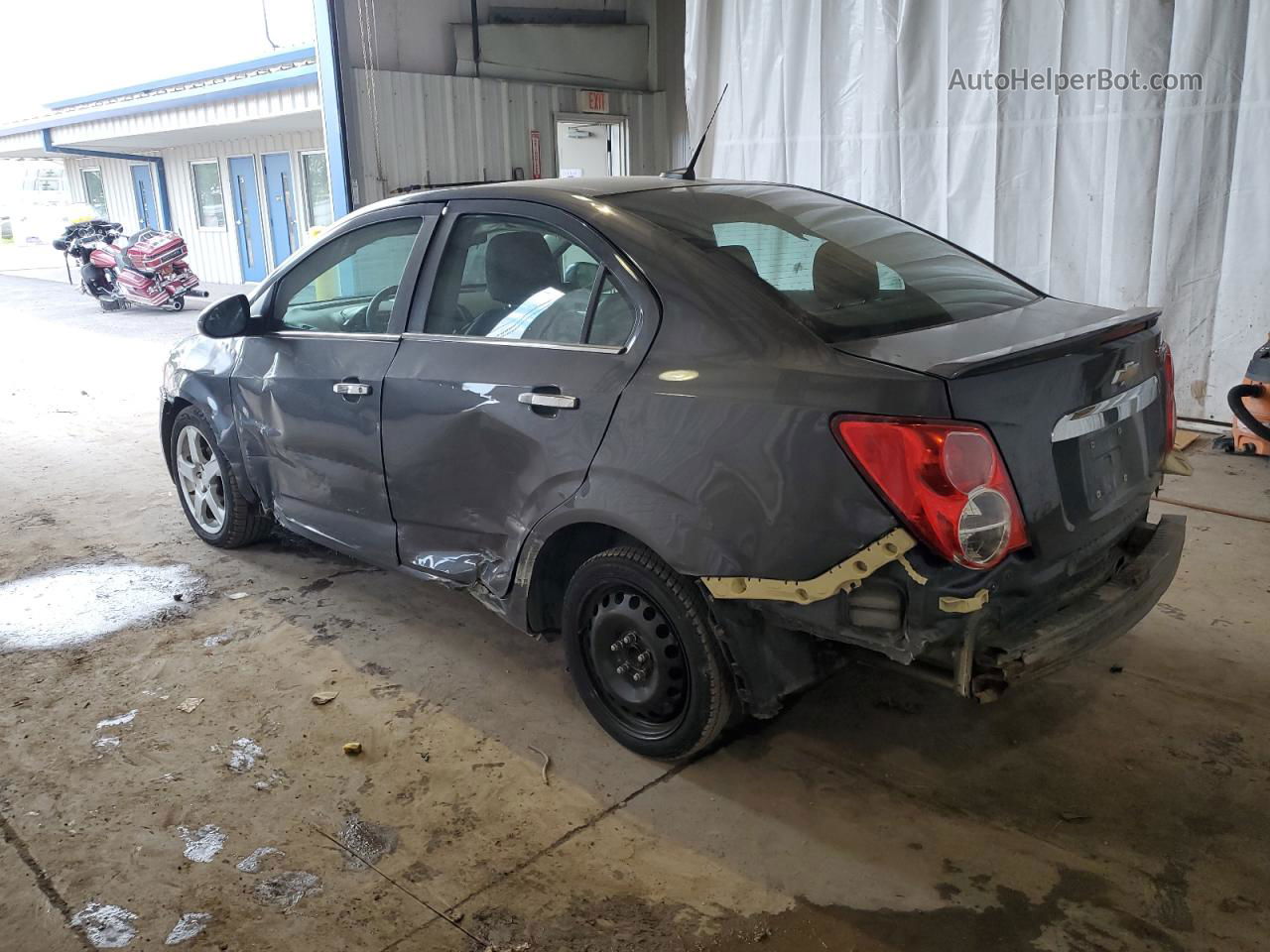 2013 Chevrolet Sonic Ltz Gray vin: 1G1JE5SH7D4115658