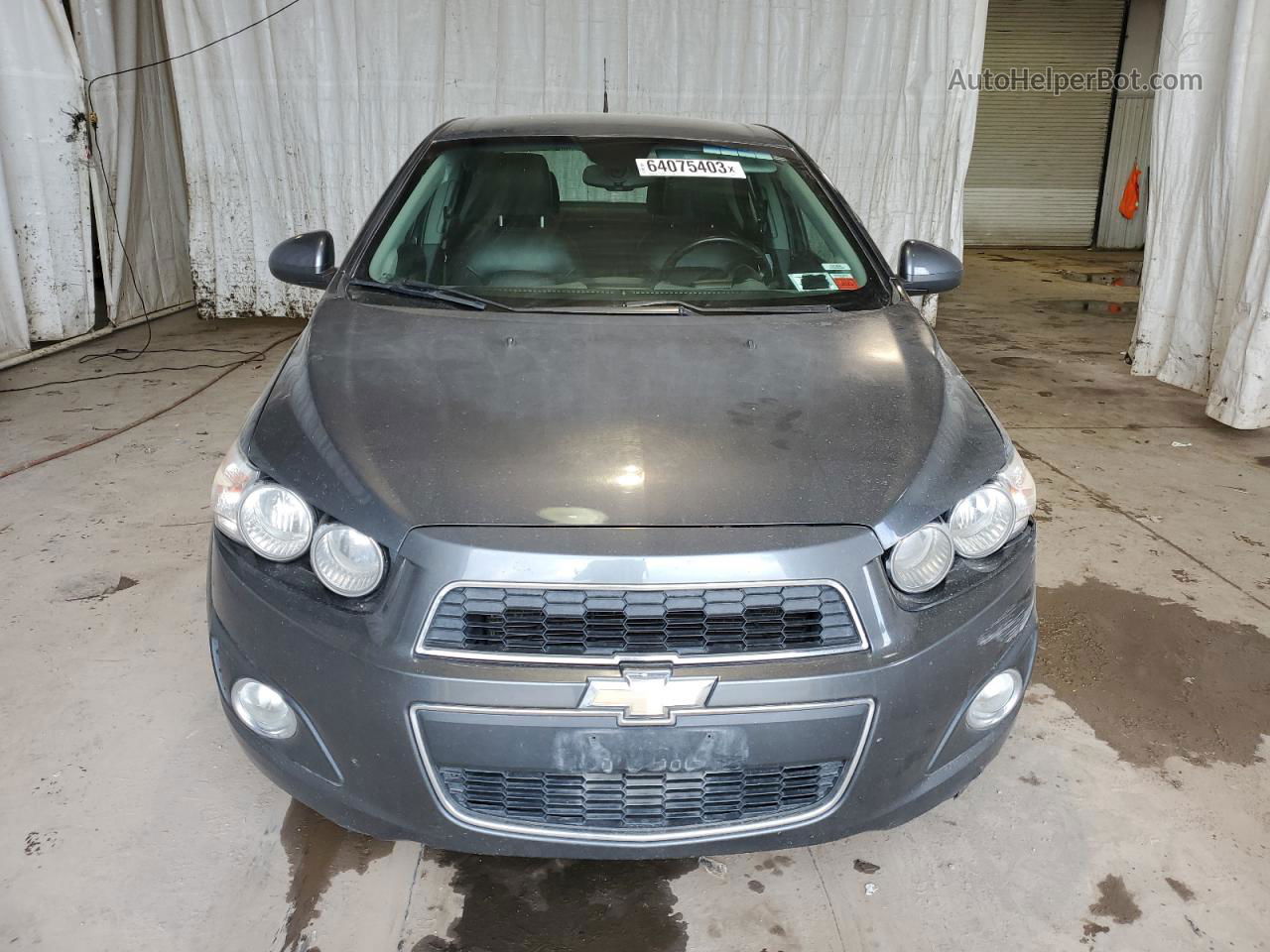 2013 Chevrolet Sonic Ltz Gray vin: 1G1JE5SH7D4115658